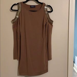 Open shoulder dress